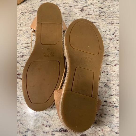 Eileen Fisher Suede Espadrilles Flats Size 8.5 - Picture 3 of 4